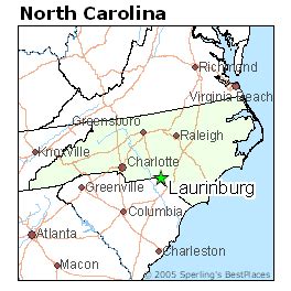 where is laurinburg nc located.
